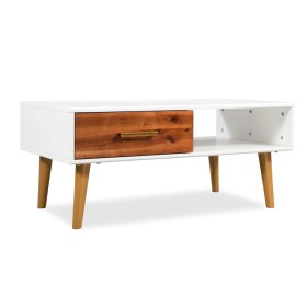 Solid acacia wood coffee table 90x50x40 cm by vidaXL, Coffee table - Ref: Foro24-245736, Price: 76,99 €, Discount: %