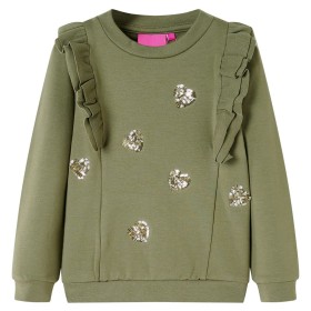 Sudadera infantil caqui 116 de , Camisetas para niños - Ref: Foro24-13736, Precio: 13,99 €, Descuento: %