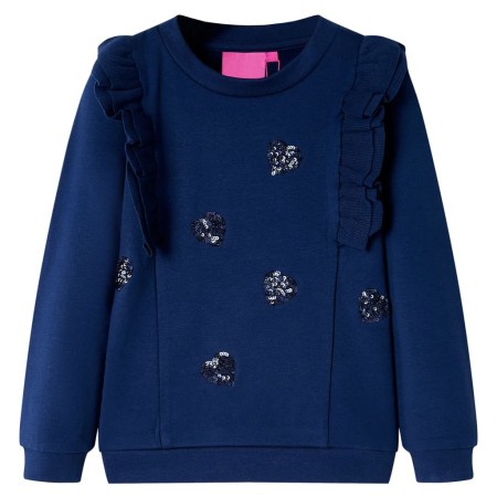 Navy blue children's sweatshirt 116 by , Kids T-shirts - Ref: Foro24-13741, Price: 13,46 €, Discount: %