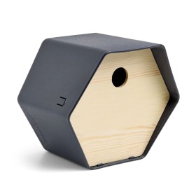 Capi Hive birdhouse 1 round hole anthracite gray 19x23x20 cm by , Birdhouses - Ref: Foro24-447492, Price: 28,60 €, Discount: %