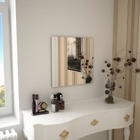 Square glass wall mirror 50x50 cm by vidaXL, Mirrors - Ref: Foro24-245698, Price: 30,89 €, Discount: %