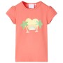 Camiseta infantil color coral 116 de , Camisetas para niños - Ref: Foro24-10431, Precio: 7,82 €, Descuento: %