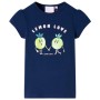 Marineblaues Kinder-T-Shirt 104 von , Kinder-T-Shirts - Ref: Foro24-10595, Preis: 7,99 €, Rabatt: %