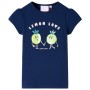 Camiseta infantil azul marino 128 de , Camisetas para niños - Ref: Foro24-10597, Precio: 7,76 €, Descuento: %