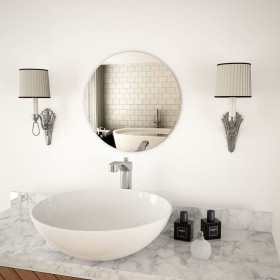 Round glass wall mirror 40 cm by vidaXL, Mirrors - Ref: Foro24-245702, Price: 22,99 €, Discount: %