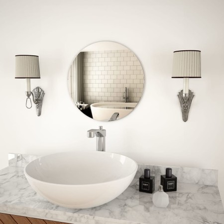 Round glass wall mirror 40 cm by vidaXL, Mirrors - Ref: Foro24-245702, Price: 23,79 €, Discount: %