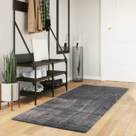 HUARTE anthracite washable soft short pile rug 80x200 cm by , Rugs - Ref: Foro24-374996, Price: 45,99 €, Discount: %