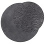 HUARTE anthracite washable soft short pile rug Ø 80 cm by , Rugs - Ref: Foro24-375008, Price: 23,18 €, Discount: %