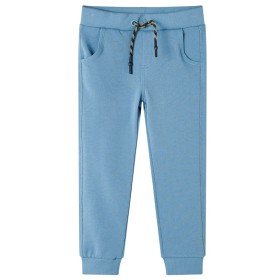 Pantalones de chándal infantiles azul medio 140 de , Pantalones de niños - Ref: Foro24-13238, Precio: 12,99 €, Descuento: %