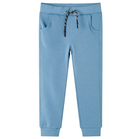 Pantalones de chándal infantiles azul medio 140 de , Pantalones de niños - Ref: Foro24-13238, Precio: 12,52 €, Descuento: %