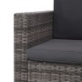 Garden furniture set 2 pieces and gray synthetic rattan cushions by vidaXL, Garden sets - Ref: Foro24-44422, Price: 325,95 €,...