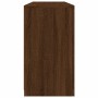 Sideboard with LED lights brown oak 142.5x37x67 cm by , Sideboards - Ref: Foro24-3209071, Price: 156,99 €, Discount: %