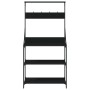 Kitchen shelving with hooks 4 levels black engineered wood by , Kitchen utensil containers - Ref: Foro24-838958, Price: 75,33...