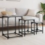 Stackable coffee tables 3 pieces Sonoma gray engineered wood by , Coffee table - Ref: Foro24-838926, Price: 51,57 €, Discount: %