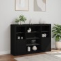 Sideboards mit LED-Beleuchtung, 3 Stück, schwarzes Holzwerkstoff von , Sideboards - Ref: Foro24-3209129, Preis: 216,53 €, Rab...