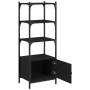 Librería de 3 estantes madera ingeniería negro 41x30x109,5 cm de , Librerías y estanterías - Ref: Foro24-838998, Precio: 47,8...