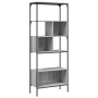 Librería 5 estantes madera ingeniería gris Sonoma 76x33x188,5cm de , Librerías y estanterías - Ref: Foro24-839006, Precio: 81...