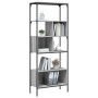 Librería 5 estantes madera ingeniería gris Sonoma 76x33x188,5cm de , Librerías y estanterías - Ref: Foro24-839006, Precio: 81...