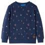 Marineblaues Melange-Sweatshirt für Kinder 116 von , Kinder-T-Shirts - Ref: Foro24-12791, Preis: 13,75 €, Rabatt: %