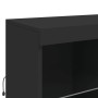 Sideboard mit LED-Leuchten schwarz 81x37x100 cm von , Sideboards - Ref: Foro24-836673, Preis: 105,98 €, Rabatt: %