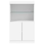 Sideboard mit weißen LED-Leuchten 60,5x37x100 cm von , Sideboards - Ref: Foro24-836665, Preis: 85,33 €, Rabatt: %