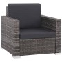 12-piece garden furniture set and gray synthetic rattan cushions by vidaXL, Garden sets - Ref: Foro24-44423, Price: 1,00 €, D...