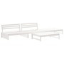 Garden furniture set 4 pieces solid white pine wood by , Garden sets - Ref: Foro24-3186628, Price: 431,68 €, Discount: %