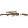 Gartensofa-Set 5-teilig, massives Kiefernholz, honigbraun von , Gartensets - Ref: Foro24-3186637, Preis: 529,45 €, Rabatt: %