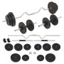 Weight set 30 kg barbell and dumbbells by vidaXL, free weight - Ref: Foro24-91401, Price: 95,54 €, Discount: %