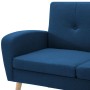 L-shaped sofa upholstered in blue fabric 186x136x79 cm by , Sofas - Ref: Foro24-247001, Price: 346,99 €, Discount: %