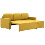 Modulares 3-Sitzer-Schlafsofa aus gelbem Stoff von , Sofas - Ref: Foro24-288789, Preis: 439,73 €, Rabatt: %