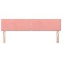 Cabeceros 2 unidades de terciopelo rosa 100x5x78/88 cm de , Cabeceros y pies de cama - Ref: Foro24-346003, Precio: 58,30 €, D...