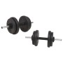 Weight set 30 kg barbell and dumbbells by vidaXL, free weight - Ref: Foro24-91401, Price: 95,54 €, Discount: %