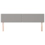 Headboards 2 units of light gray fabric 90x5x78/88 cm by , Headboards and footboards - Ref: Foro24-345964, Price: 57,96 €, Di...