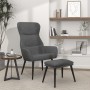 Relaxation armchair with footrest in light gray fabric by , Armchairs - Ref: Foro24-3097429, Price: 135,02 €, Discount: %