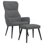 Relaxation armchair with footrest in light gray fabric by , Armchairs - Ref: Foro24-3097429, Price: 135,02 €, Discount: %