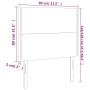 Kopfteile 2 Einheiten aus rosa Samt 80x5x78/88 cm von , Kopf- und Fußteile - Ref: Foro24-3116227, Preis: 62,99 €, Rabatt: %