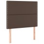 Headboards 2 units of brown synthetic leather 90x5x78/88 cm by , Headboards and footboards - Ref: Foro24-3116273, Price: 67,5...