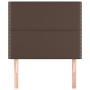 Headboards 2 units of brown synthetic leather 90x5x78/88 cm by , Headboards and footboards - Ref: Foro24-3116273, Price: 67,5...