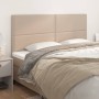 Headboards 4 units cappuccino synthetic leather 90x5x78/88 cm by , Headboards and footboards - Ref: Foro24-3116299, Price: 13...