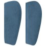 Dark blue velvet headboard 83x23x78/88 cm by , Headboards and footboards - Ref: Foro24-3117178, Price: 48,97 €, Discount: %