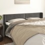 Dark gray velvet headboard 163x16x78/88 cm by , Headboards and footboards - Ref: Foro24-3118683, Price: 74,27 €, Discount: %