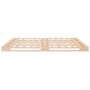 Solid pine wood bed frame 150x200 cm by , Beds and slatted bases - Ref: Foro24-3120137, Price: 192,99 €, Discount: %