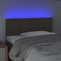 Headboard with LED in taupe gray fabric 80x5x78/88 cm by , Headboards and footboards - Ref: Foro24-3121590, Price: 45,96 €, D...