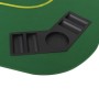 Poker surface 8 players folding into 4 rectangular green by vidaXL, Game and poker tables - Ref: Foro24-80208, Price: 66,47 €...