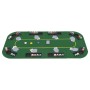 Superficie de póker 8 jugadores plegable en 4 rectangular verde de vidaXL, Mesas de juego y de póquer - Ref: Foro24-80208, Pr...