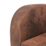 2 seater sofa with armrests in brown faux suede by vidaXL, Sofas - Ref: Foro24-245585, Price: 330,74 €, Discount: %