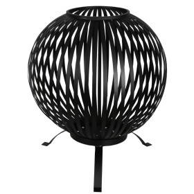 Esschert Design Brasero esfera enrejada acero al carbono negro FF400 de Esschert Design, Chimeneas - Ref: Foro24-422495, Prec...