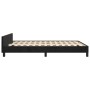 Estructura de cama con cabecero de terciopelo negro 140x200 cm de , Camas y somieres - Ref: Foro24-3125698, Precio: 229,49 €,...