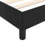 Estructura de cama con cabecero de terciopelo negro 140x200 cm de , Camas y somieres - Ref: Foro24-3125698, Precio: 229,49 €,...